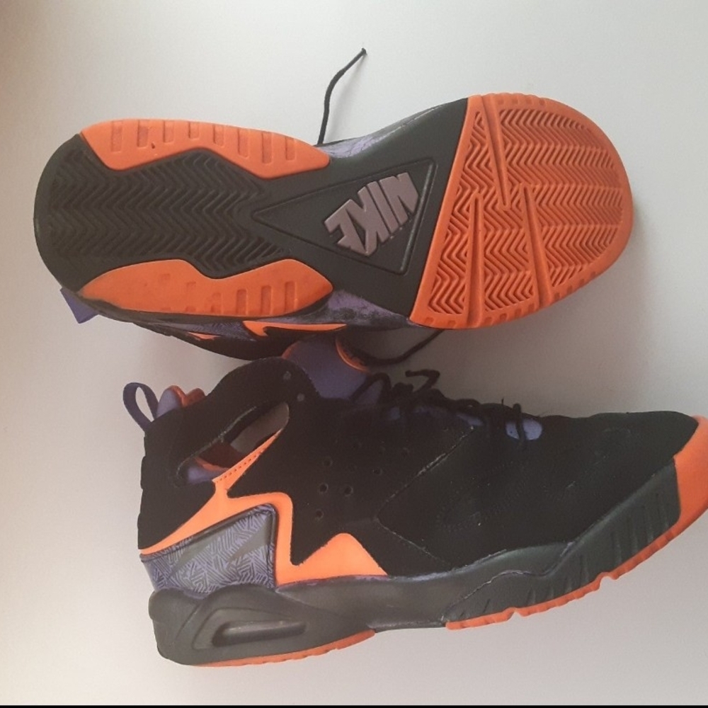 Nike Air Tech Challenge Huarache Black  Size 9 Athletic Sneakers - Picture 9 of 10